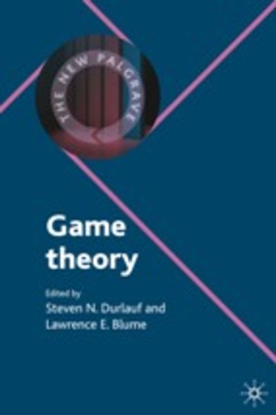 Steven N. Durlauf Lawrence E. Blume Durlauf Game Theory