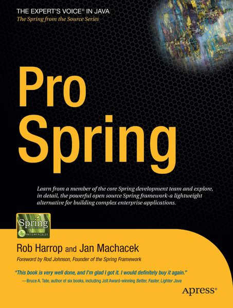 Rob Harrop Jan Machacek Harrop Pro Spring