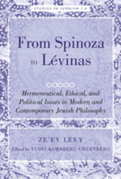 Ze'ev Levy Levy From Spinoza to Lévinas