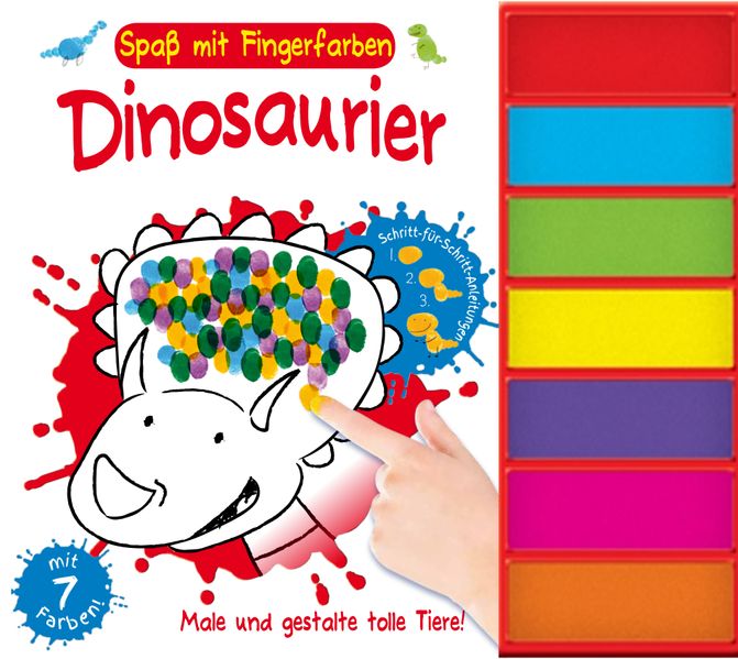 Igloo Books GmbH Igloo Books GmbH Spaß mit Fingerfarben - Dinosaurier