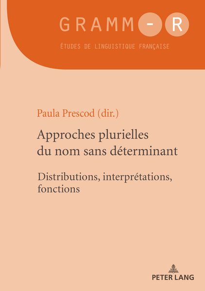  Prescod Approches plurielles du nom sans déterminant