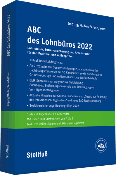 Andreas Imping Klaus Mader Detlef Perach Rainer Voss Imping ABC des Lohnbüros 2022