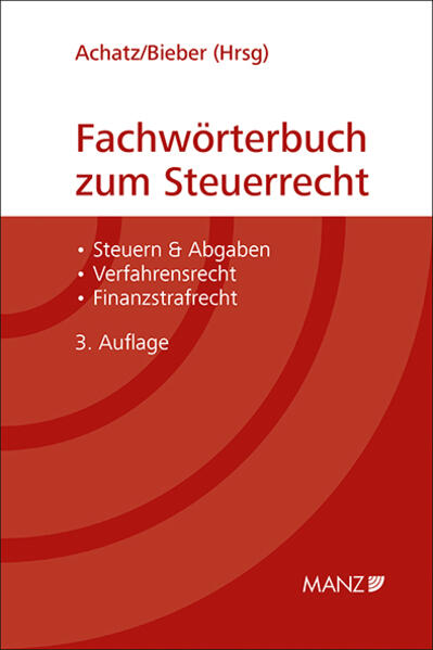  Achatz Fachwörterbuch zum Steuerrecht