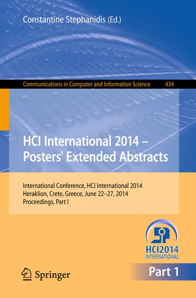  Stephanidis HCI International 2014 - Posters' Extended Abstracts