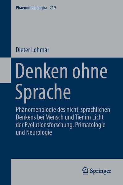 Dieter Lohmar Lohmar Denken ohne Sprache