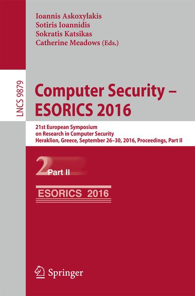  Askoxylakis Computer Security – ESORICS 2016