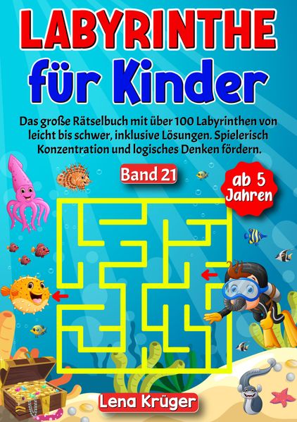 Lena Krüger Krüger Labyrinthe für Kinder ab 5 Jahren - Band 21