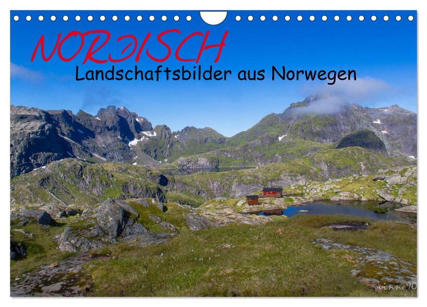 vinne90 vinne90  NORDISCH (Wandkalender 2025 DIN A4 quer), CALVENDO Monatskalender