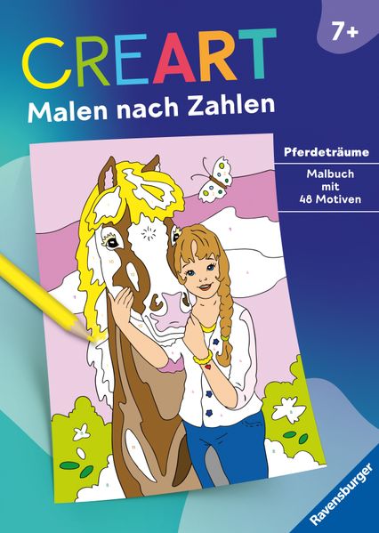  Wagner CreArt Malen nach Zahlen ab 7: Pferdeträume