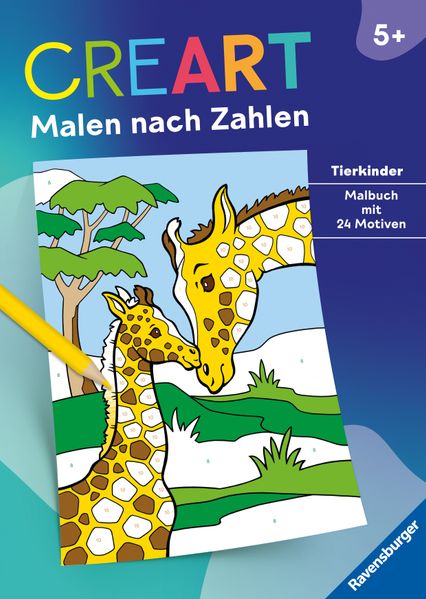  Pahl CreArt Malen nach Zahlen ab 5: Tierkinder