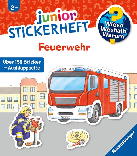  Kockmann Wieso? Weshalb? Warum? junior Stickerheft - Feuerwehr