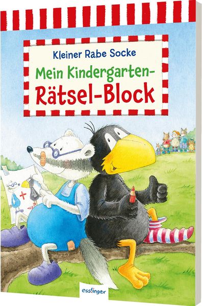  Rudolph Der kleine Rabe Socke: Mein Kindergarten-Rätsel-Block