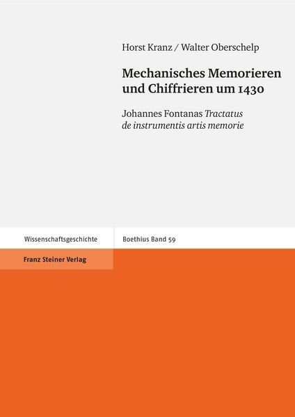 Horst Kranz Walter Oberschelp Kranz Mechanisches Memorieren und Chiffrieren um 1430