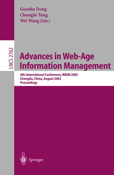  Dong Advances in Web-Age Information Management