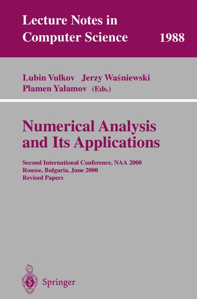  Vulkov Numerical Analysis and Its Applications