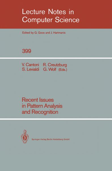  Cantoni Recent Issues in Pattern Analysis and Recognition