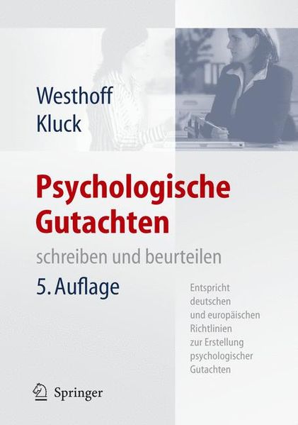 Karl Westhoff Marie-Luise Kluck Westhoff Psychologische Gutachten
