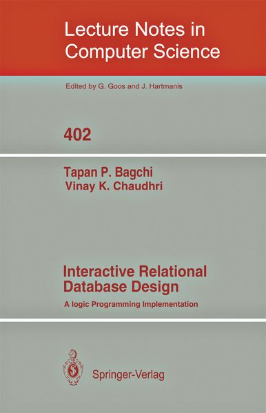 Tapan P. Bagchi Vinay K. Chaudhri Bagchi Interactive Relational Database Design