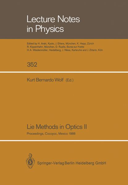  Wolf Lie Methods in Optics II