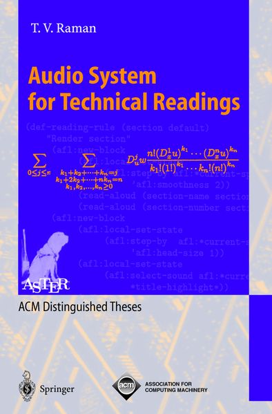 T.V. Raman Raman Audio System for Technical Readings