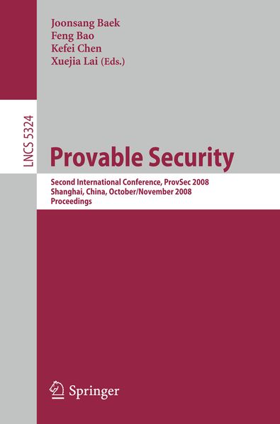  Baek Provable Security