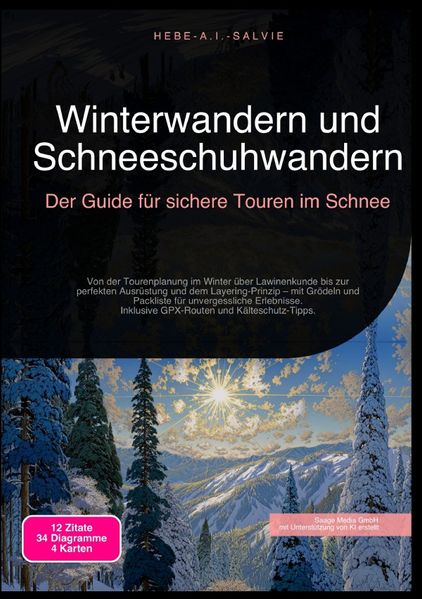 Hebe A.I. Salvie Salvie Winterwandern und Schneeschuhwandern: Der Guide für sichere Touren im Schnee