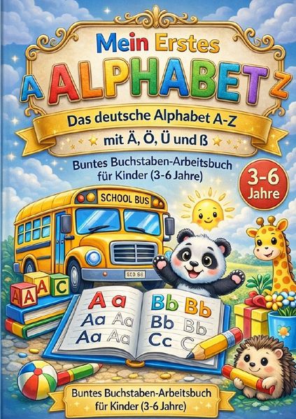 Ivan Kniaziev Kniaziev Mein erstes Alphabet – Das deutsche Alphabet A–Z mit Ä, Ö, Ü und ß