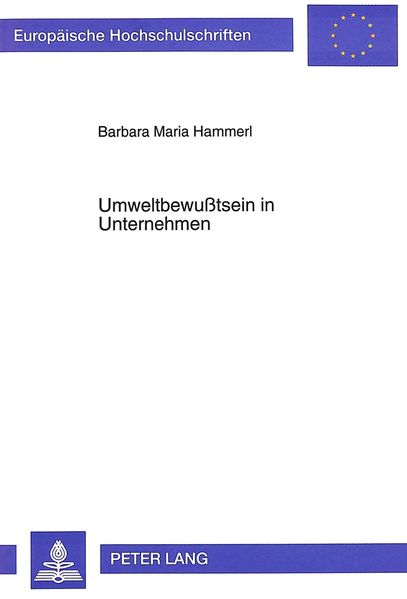 Barbara Hammerl Hammerl Umweltbewußtsein in Unternehmen