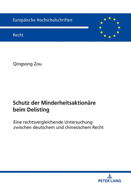 Zou Qingsong Qingsong Schutz der Minderheitsaktionäre beim Delisting