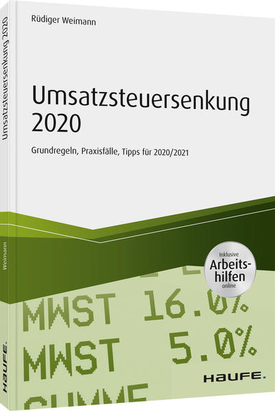 Rüdiger Weimann Weimann Umsatzsteuersenkung 2020 - inkl. Arbeitshilfen online
