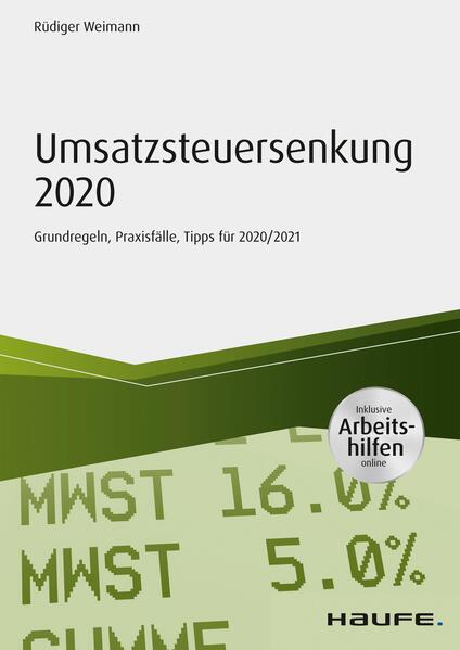 Rüdiger Weimann Weimann Umsatzsteuersenkung 2020 - inkl. Arbeitshilfen online