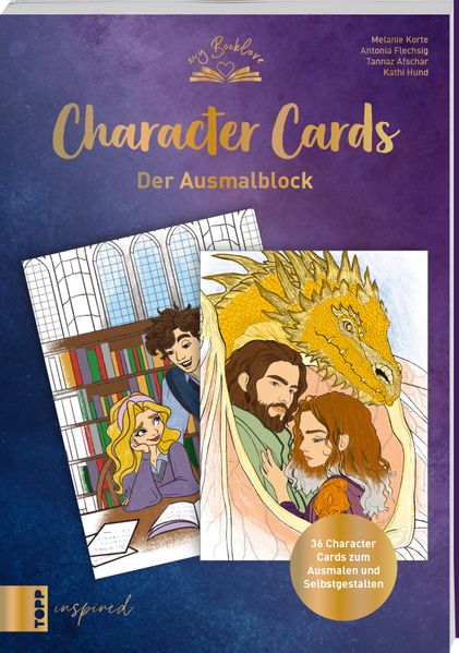 Melanie Korte Antonia Flechsig Tannaz Afschar Kathi Hund Korte My Booklove Character Cards