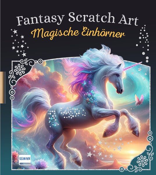  Ullmann Medien Verlag Fantasy Scratch Art - Magische Einhörner