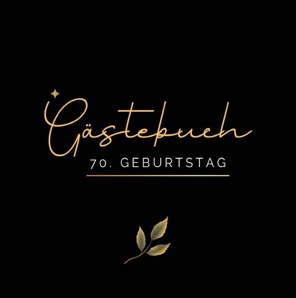 Sara Klein Klein 70. Geburtstag- Premium Gästebuch Blanko