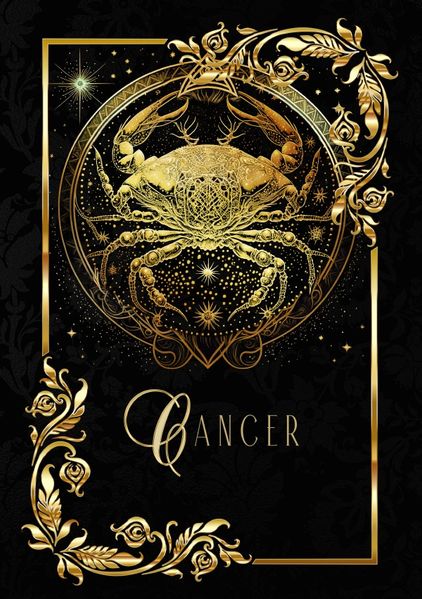 Chris Bee ArtDesign ArtDesign Zodiac Cancer Notebook