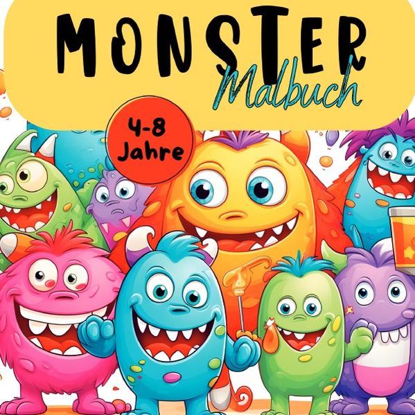 Lucy´s Tier Malbücher Tier Malbücher Monster Malbuch