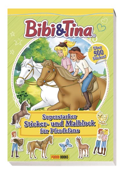 Panini Panini Bibi & Tina: Superstarker Sticker- und Malblock für Pferdefans