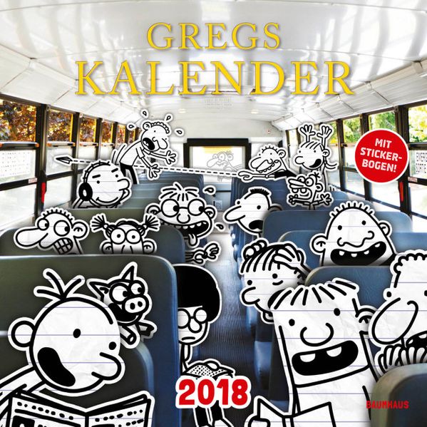 Jeff Kinney Kinney Gregs Kalender 2018