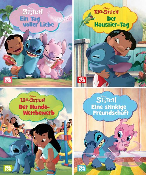   Nelson Mini-Bücher: Disney Lilo & Stitch 1-4