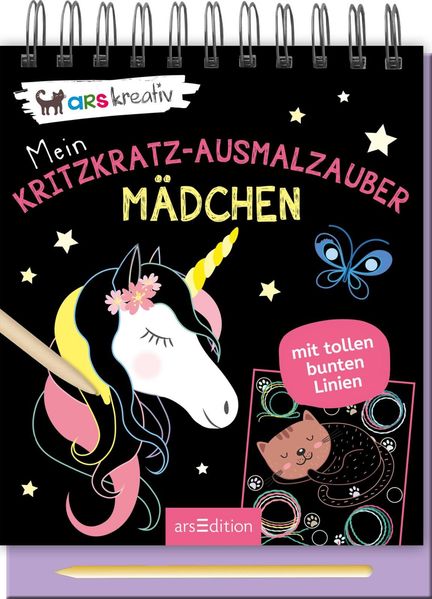  Schindler Mein Kritzkratz-Ausmalzauber Mädchen