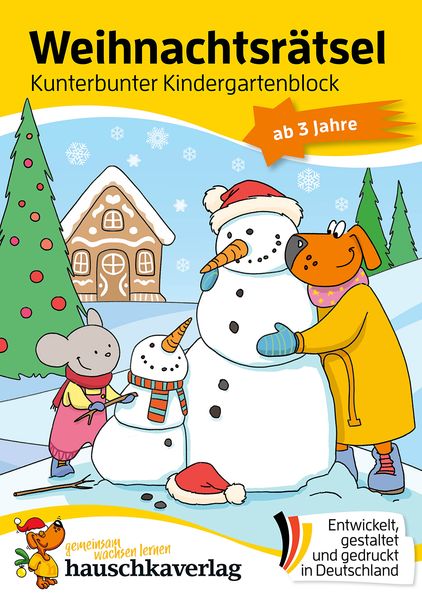 Ulrike Maier Maier Weihnachtsrätsel – Kunterbunter Kindergartenblock ab 3 Jahre