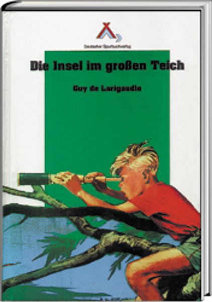 Guy de Larigaudie Larigaudie Insel im grossen Teich gefolgt von Harka, der Barsoi