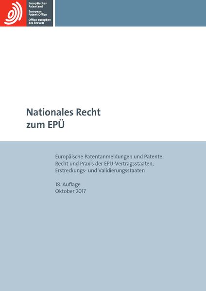   Nationales Recht zum EPÜ