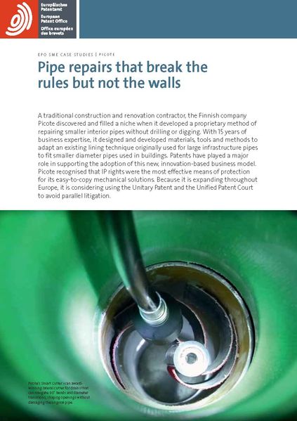   Picote: Pipe repair that breaks the rules but not the walls
