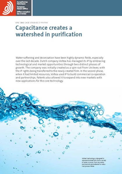   Voltea: Capacitance creates a watershed in purification