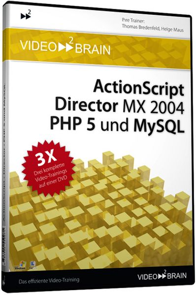 Thomas Bredenfeld Helge Maus Bredenfeld ActionScript, Director, PHP 5 und MySQL - video2brain Video-Training