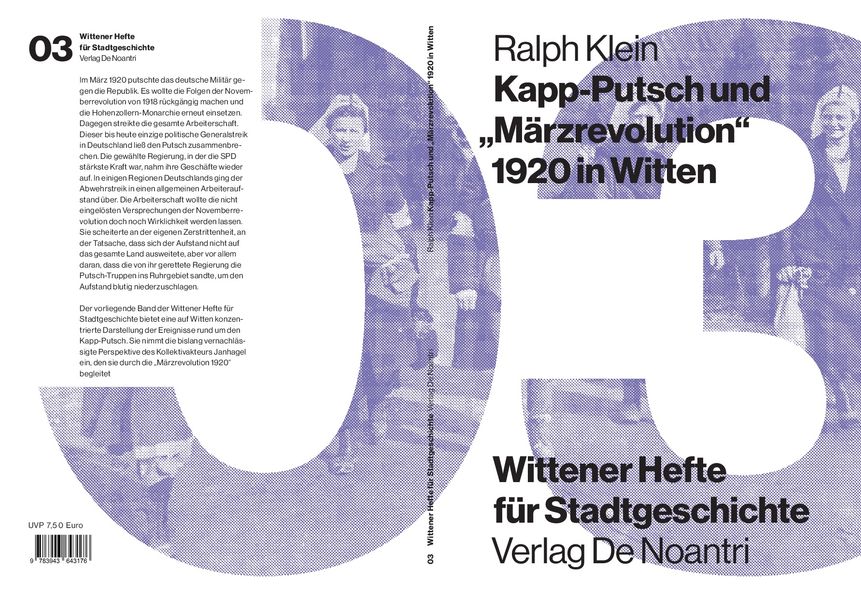 Ralph Klein Klein Kapp-Putsch und „Märzrevolution“ 1920 in Witten