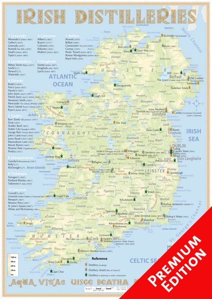 Rüdiger Jörg Hirst Hirst Whiskey Distilleries Ireland - Poster 42x60cm Premium Edition