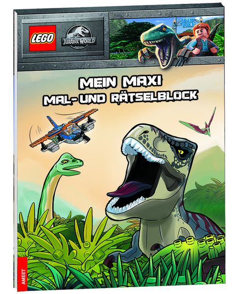   LEGO® Jurassic World™ – Mein Maxi Mal- und Rätselblock