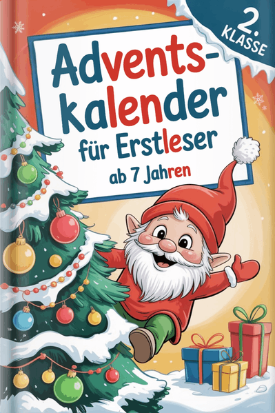   Silbenbuch 2. Klasse - Adventskalender für Erstleser